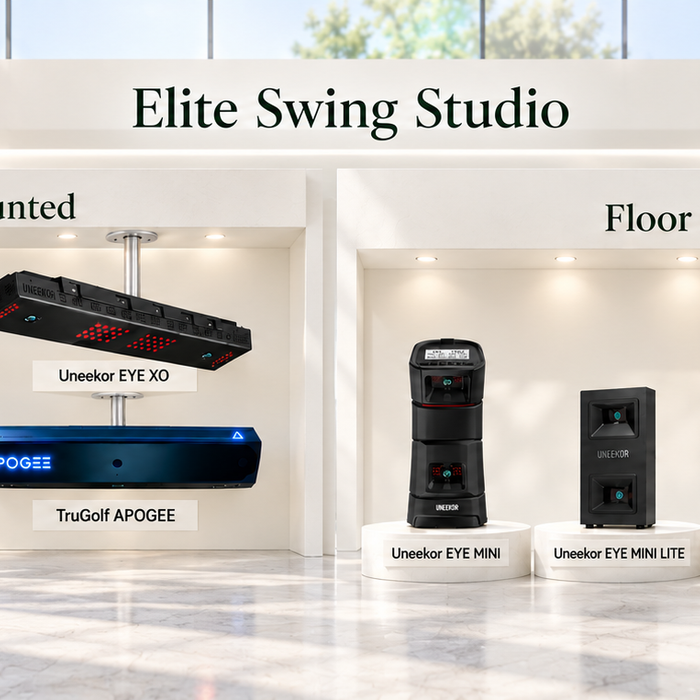 Golf Launch Monitor Comparison: Ceiling Mounted vs Floor & Portable