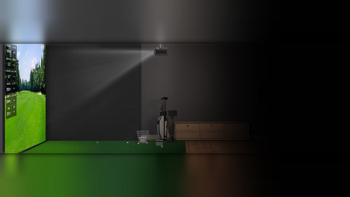 BenQ AH500ST laser short throw golf simulation projector with its 0.5 short throw design