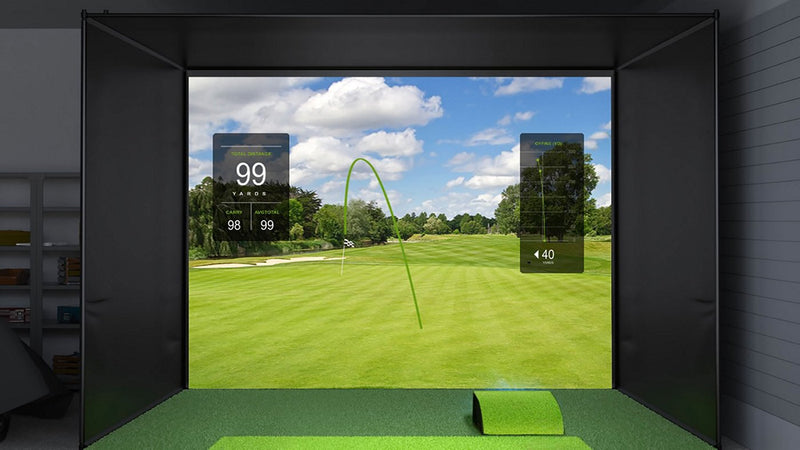 BenQ AH500ST floor mount installation for golf simulator enclosures