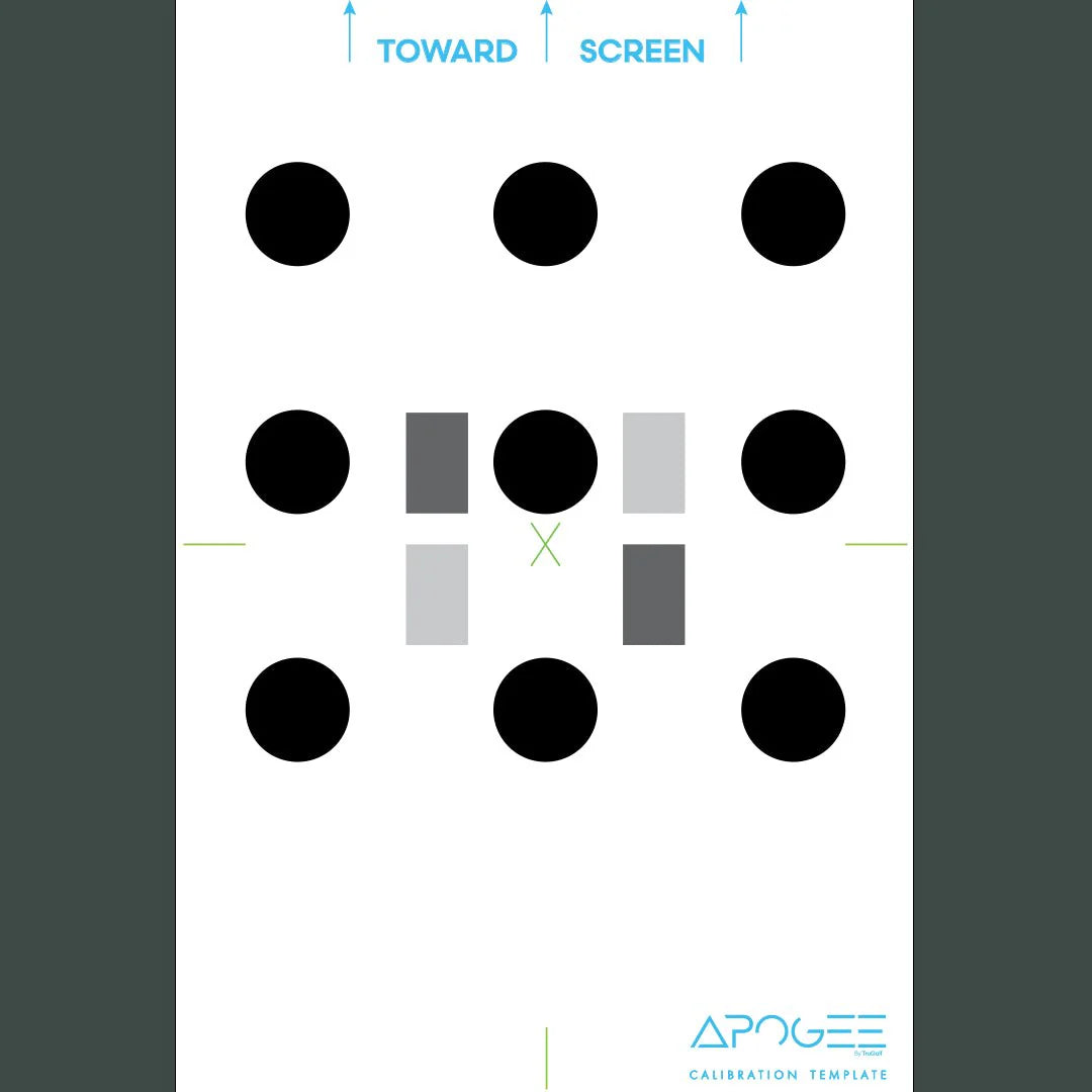 TruGolf Calibration Chart for APOGEE
