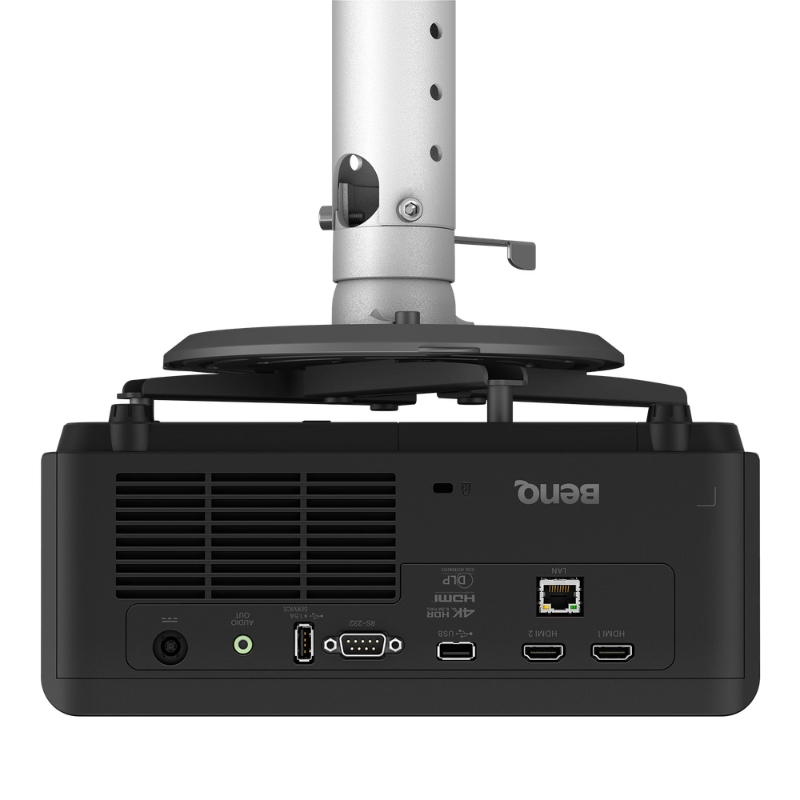 BenQ LK830ST golf simulator projector - back panel and connections