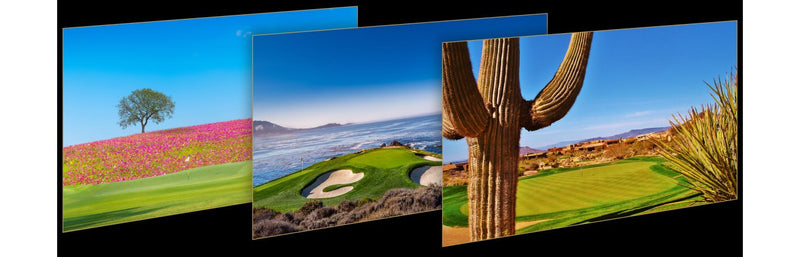 BenQ AH30ST Golf picture mode true to life course colors