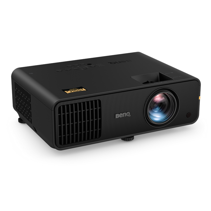 BenQ AH30ST short throw LED golf simulator projector angled view