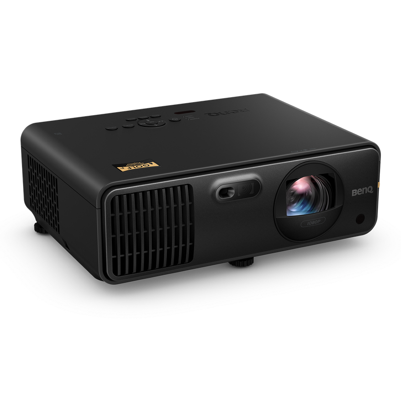 BenQ AH700ST short throw laser golf simulator projector angled view