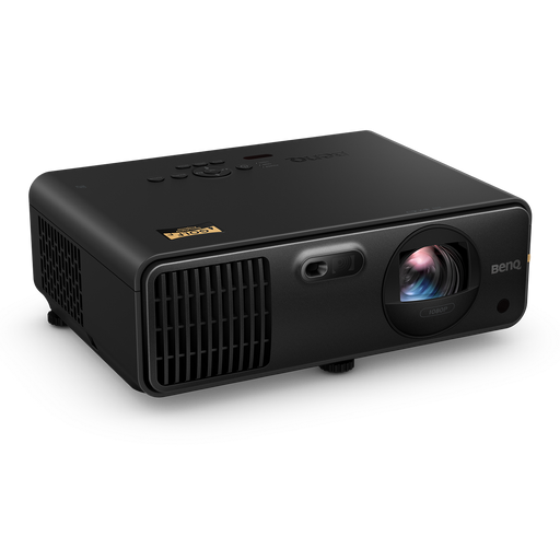 BenQ AH700ST short throw laser golf simulator projector angled view