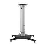 BenQ CM00G3 universal projector ceiling mount with telescoping pole and tripod base, product photo on a transparent background