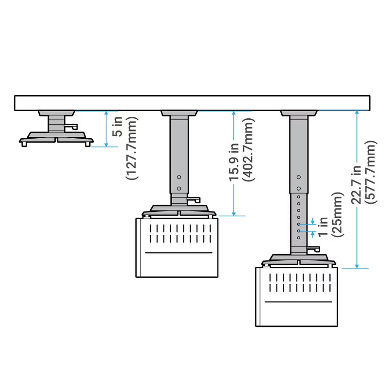 BenQ CM00G3 Universal Projector Ceiling Mount