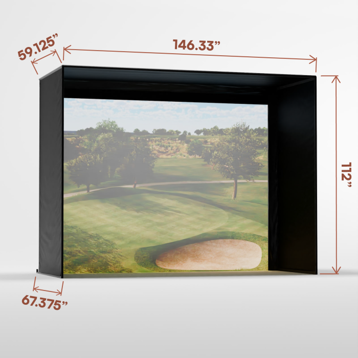 DIY Golf Enclosure Kit with Impact Screen
