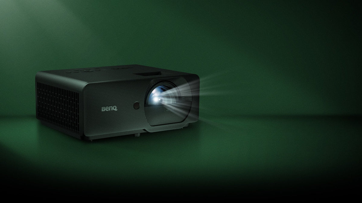 BenQ LK830ST key visual - 4K HDR laser lens detail