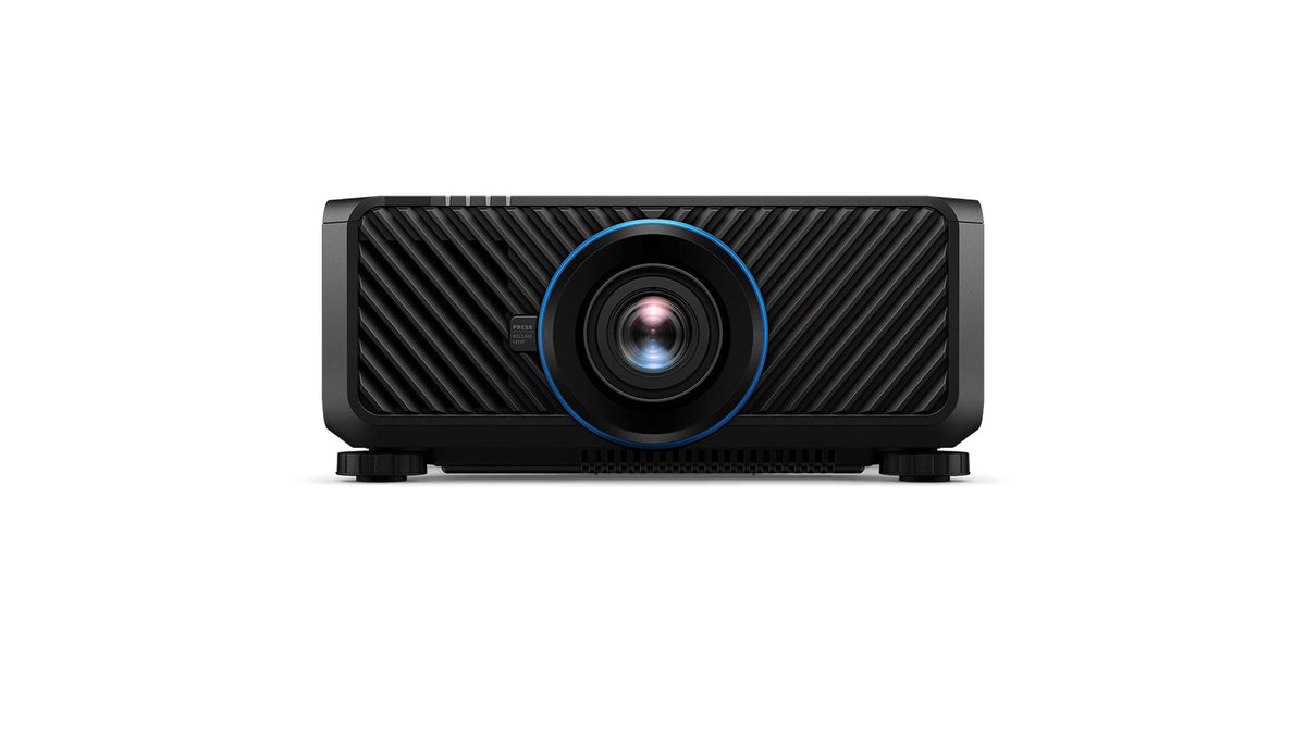 BenQ LU9800 laser projector front view showing the lens, product photo on a transparent background