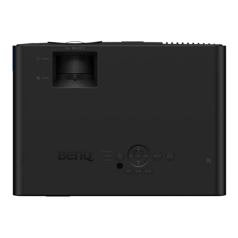 BenQ AH30ST short throw LED golf simulator projector top view