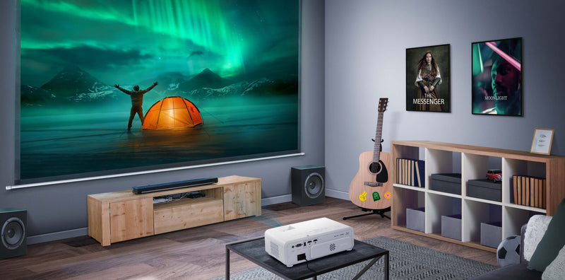 BenQ TK710STi short throw design installed in a small room with tight space